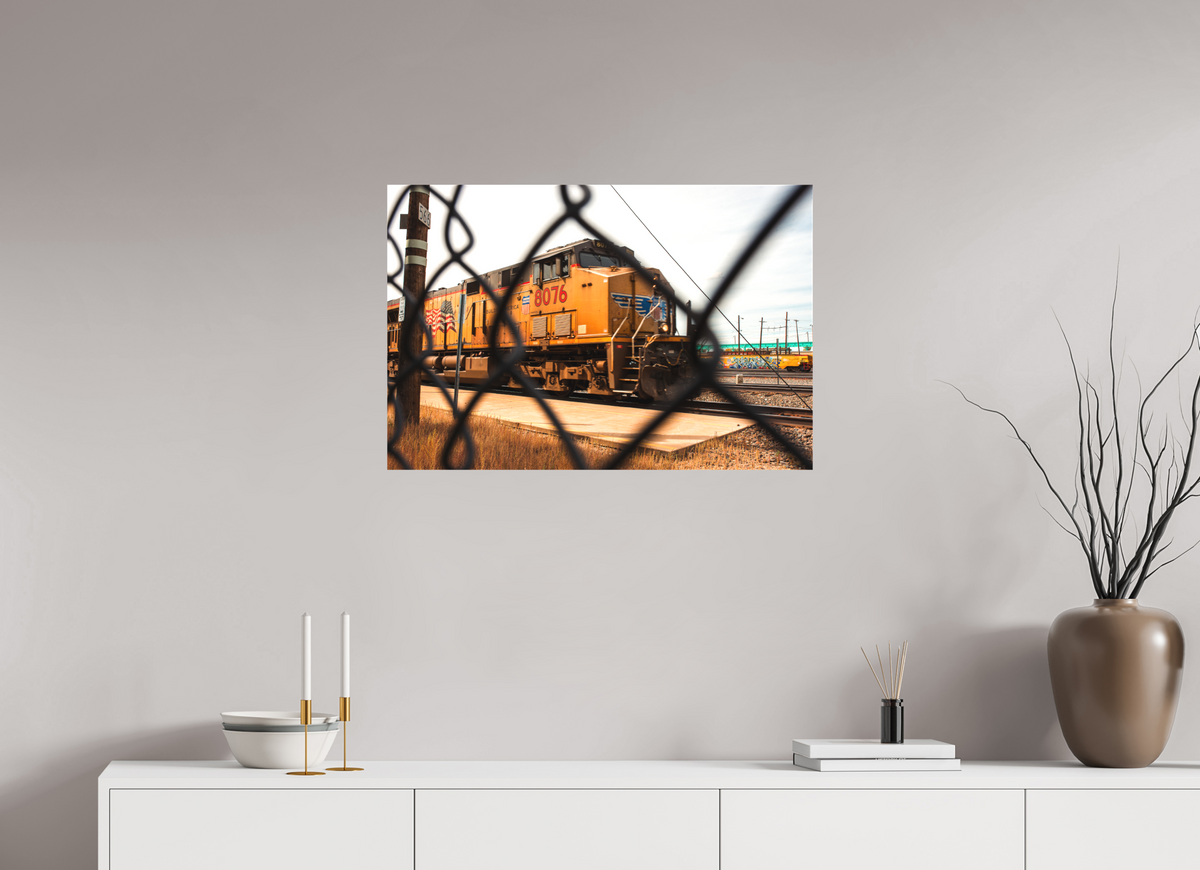 30 x 20″, Canvas Brown and Armor Yellow