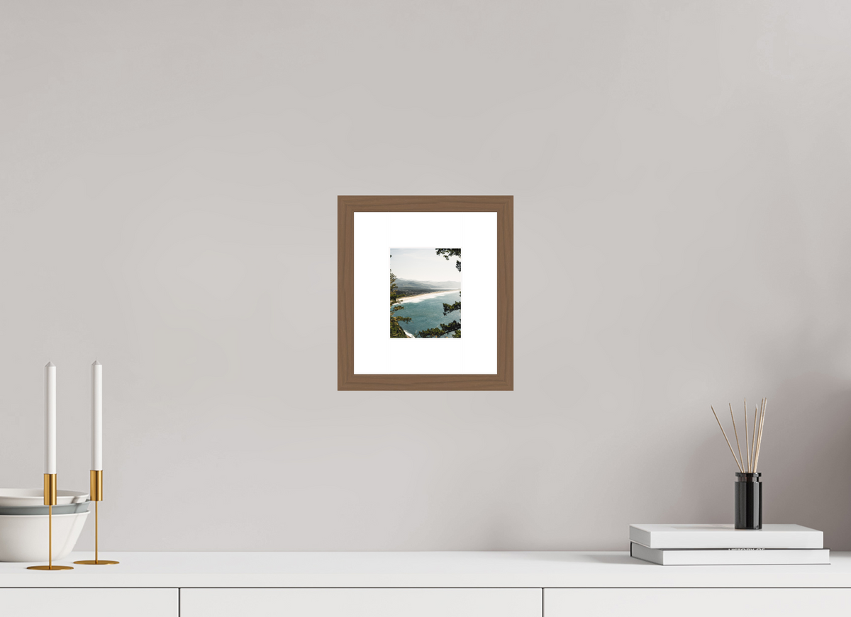4 x 5″, Walnut - Matte The Oregon Coast
