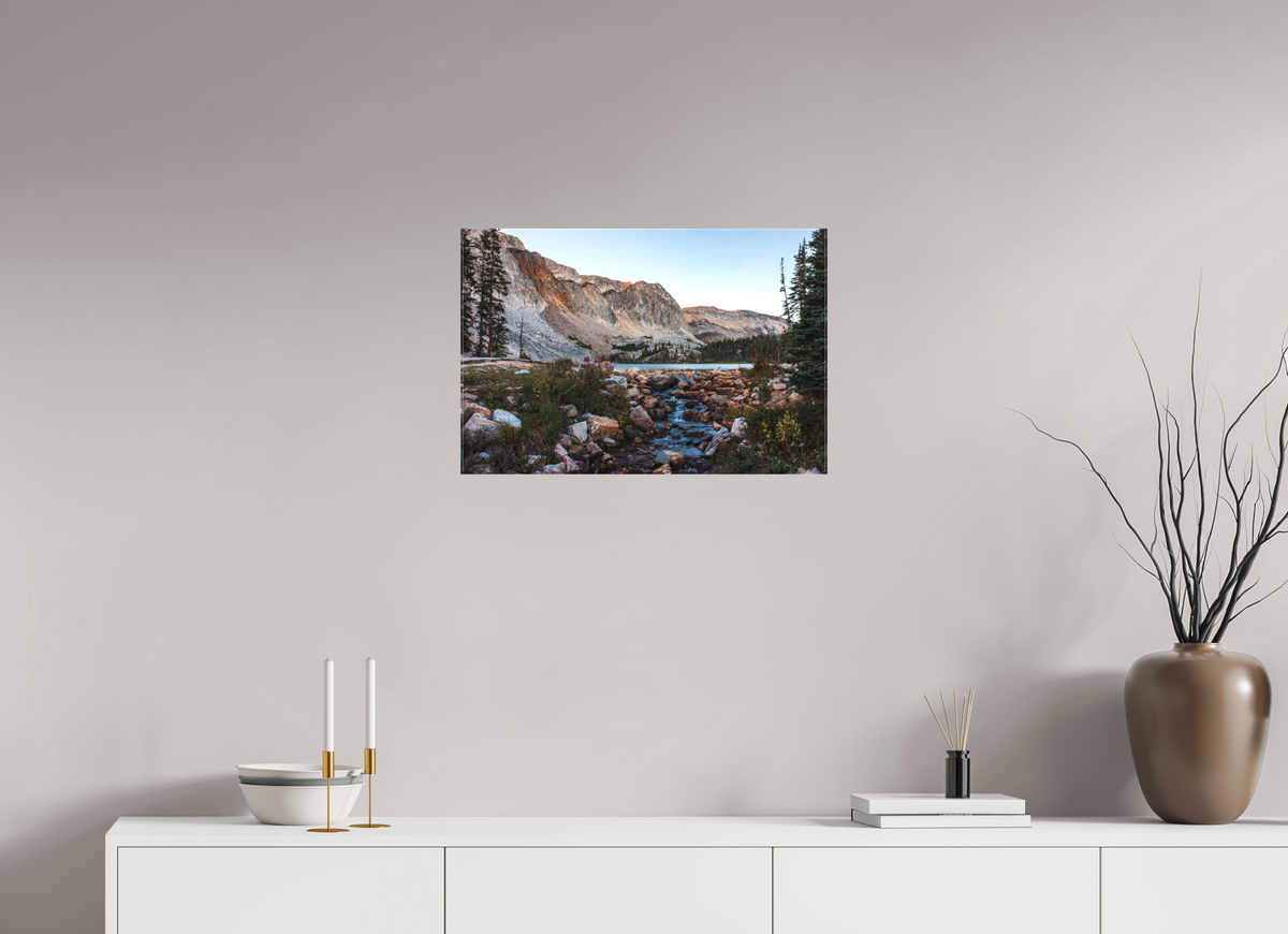 24 x 16″, Canvas Lake Marie, Snowy Range Mountains