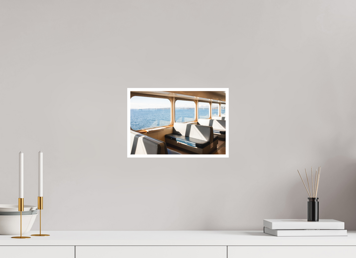 12 x 8″, No Frame - Matte - White Edge WA State Ferry