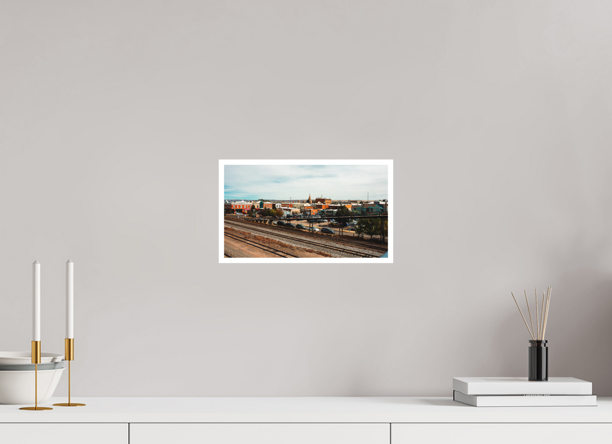 12 x 6.8″, No Frame - Matte - White Edge The Gem City