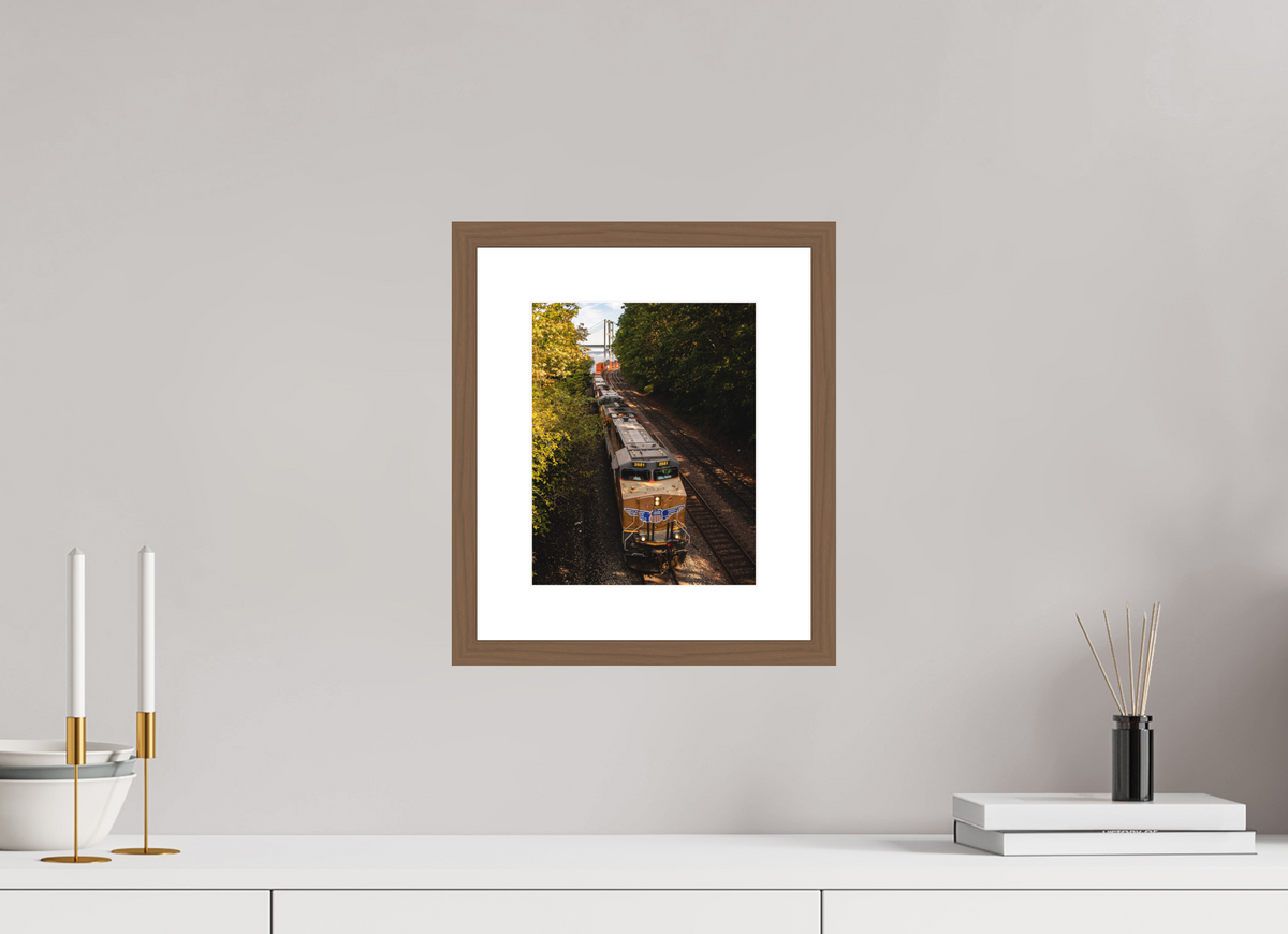 8 x 10″, Walnut - Matte Sound Steel