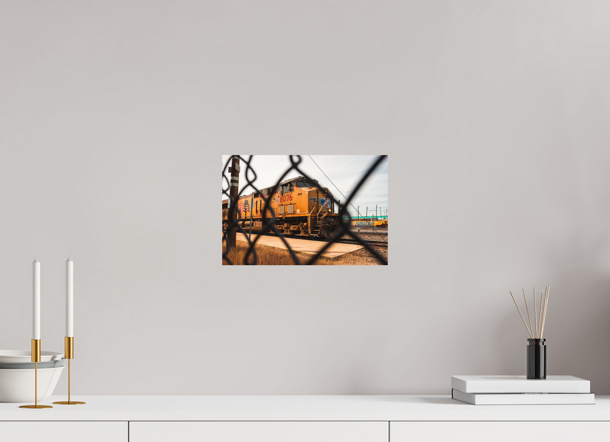 12 x 8″, Metal - Matte Brown and Armor Yellow