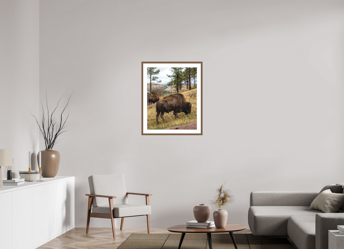 24 x 30″, Walnut - Matte Bison & Co