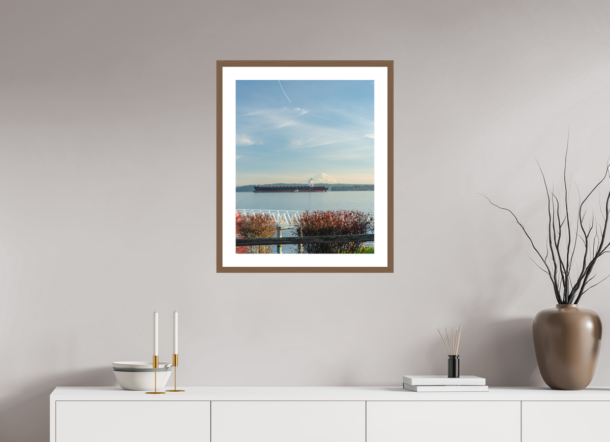 20 x 25″, Walnut - Matte Washington's Gifts