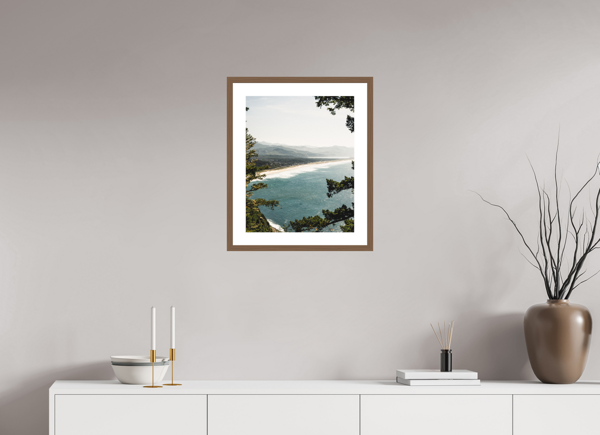 16 x 20″, Walnut - Matte The Oregon Coast