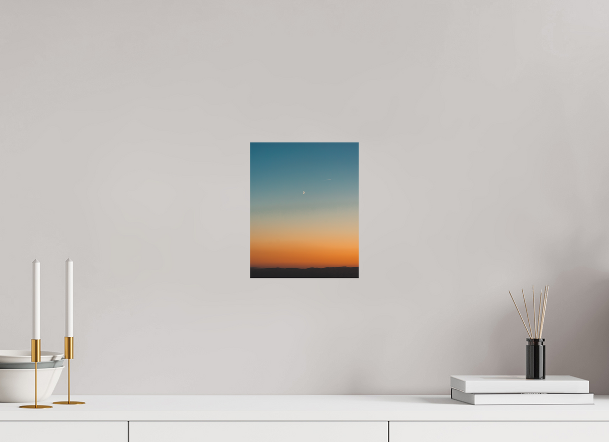 8 x 10″, No Frame - Matte Sunset in Mattawa, Washington