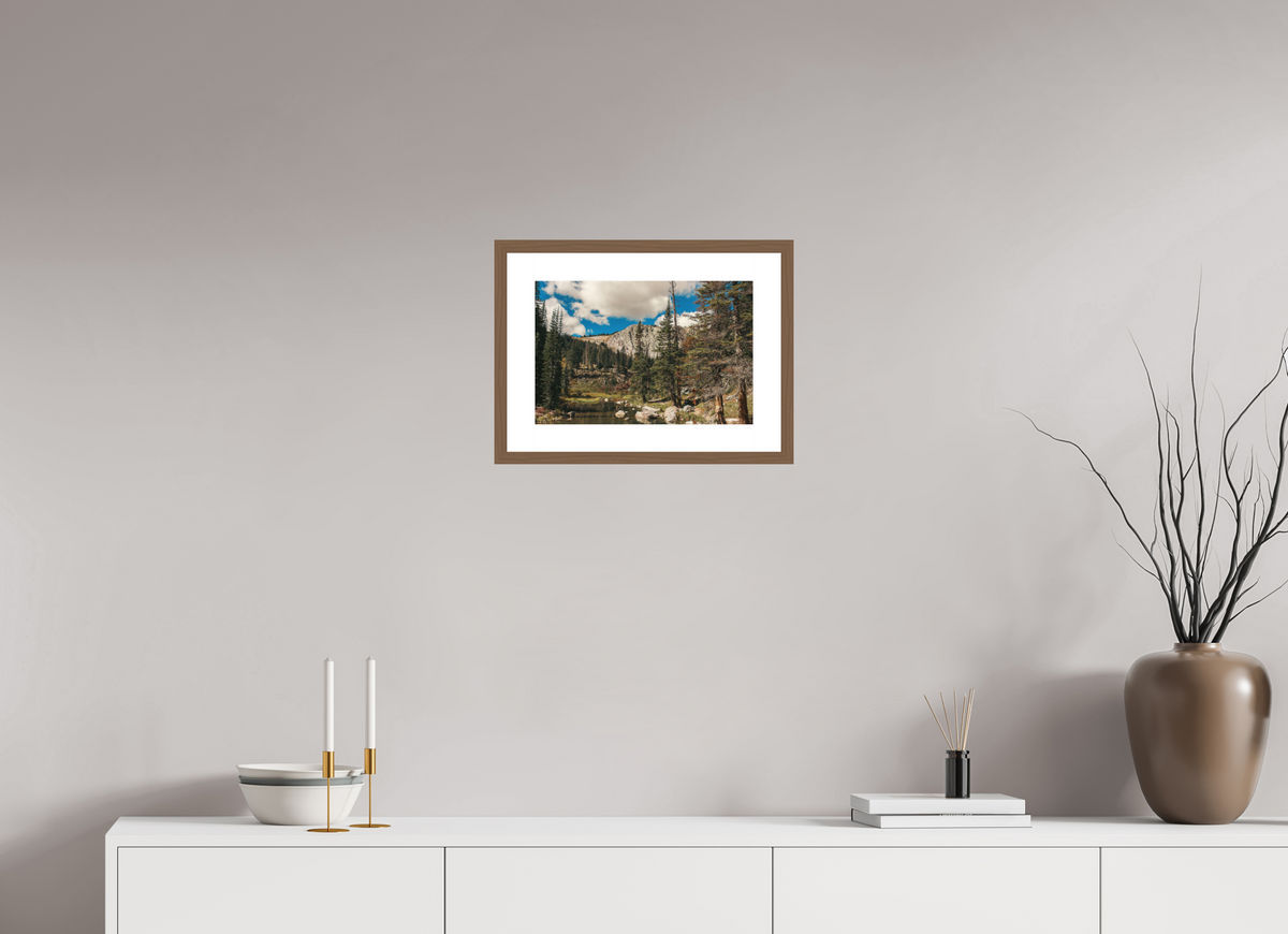 15 x 10″, Walnut - Matte A Short Walk