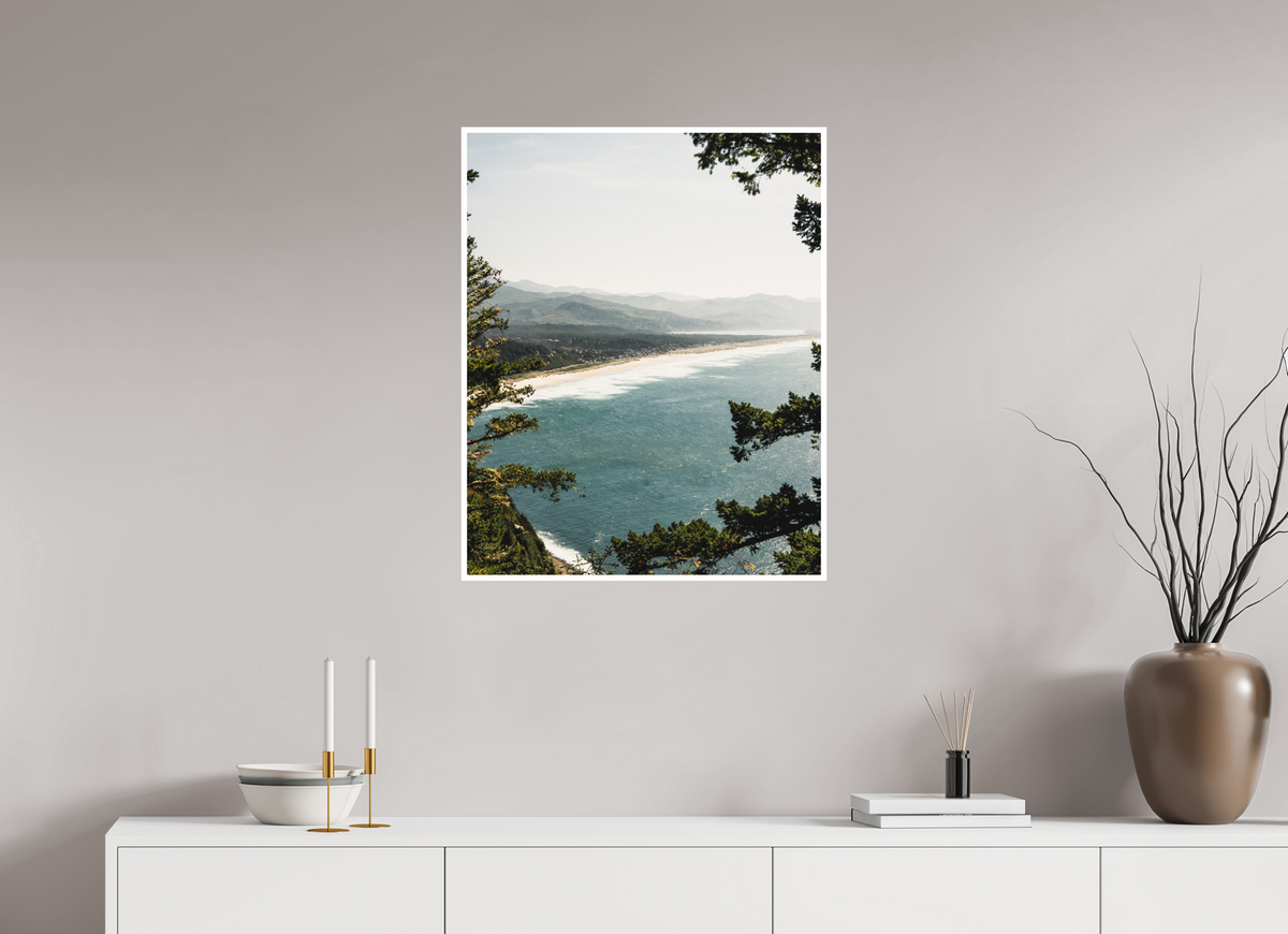 24 x 30″, No Frame - Matte - White Edge The Oregon Coast