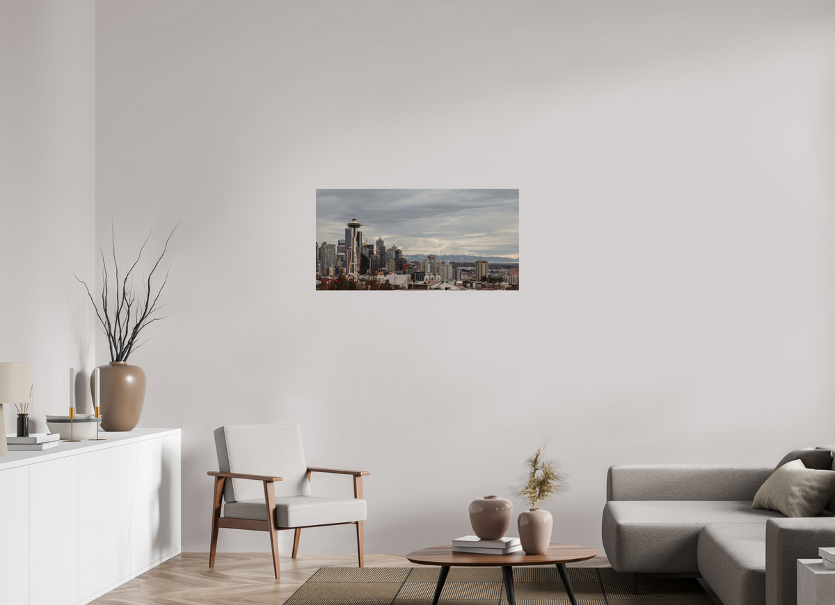 40 x 20″, No Frame - Matte Seattle's Landmarks