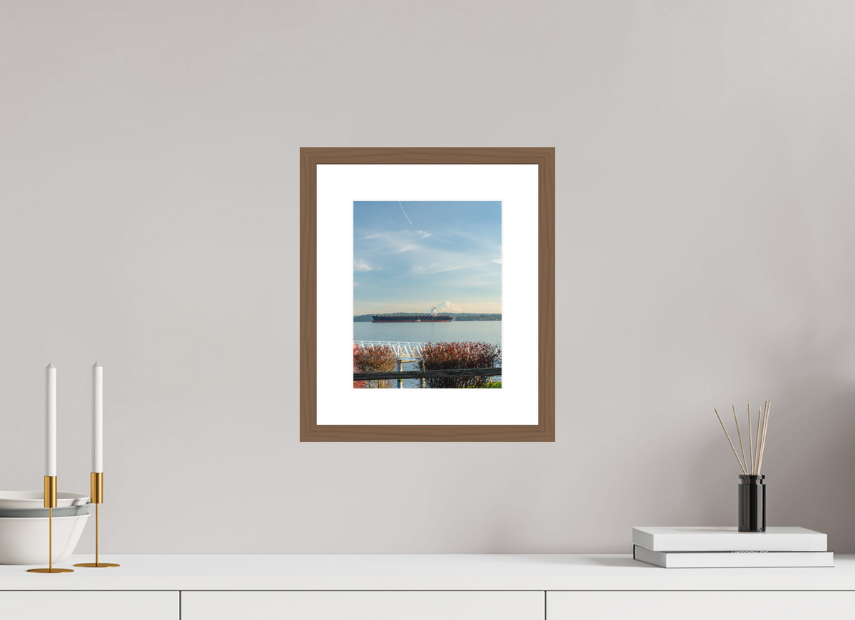 8 x 10″, Walnut - Matte Washington's Gifts