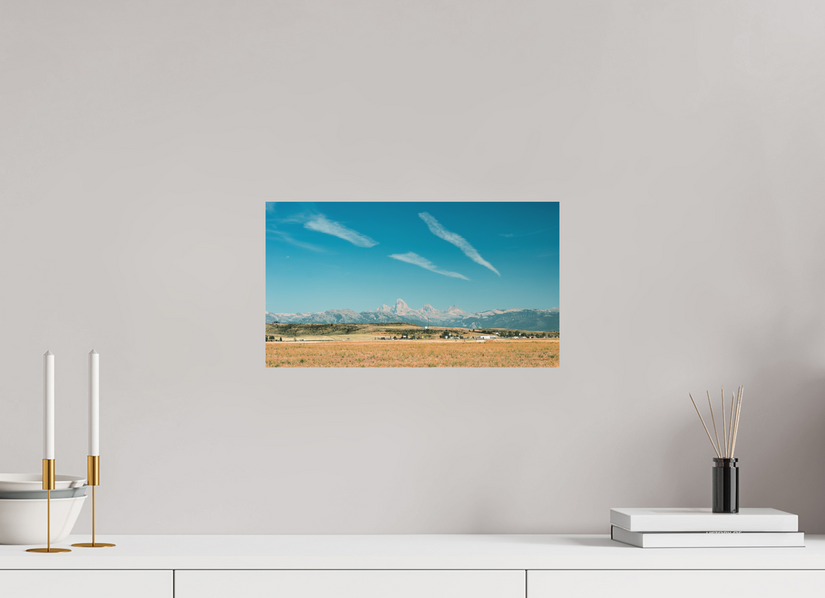 16 x 9″, No Frame - Matte Teton Valley