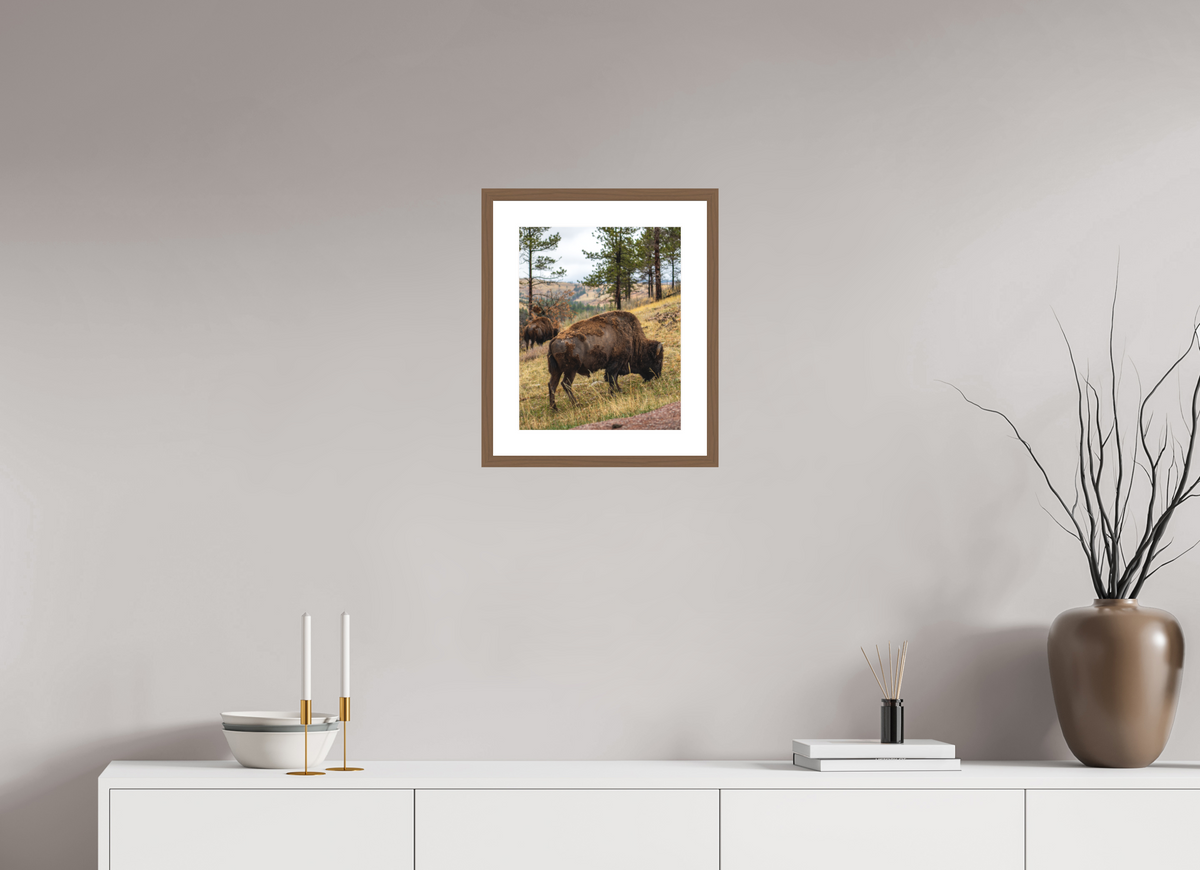 12 x 15″, Walnut - Matte Bison & Co