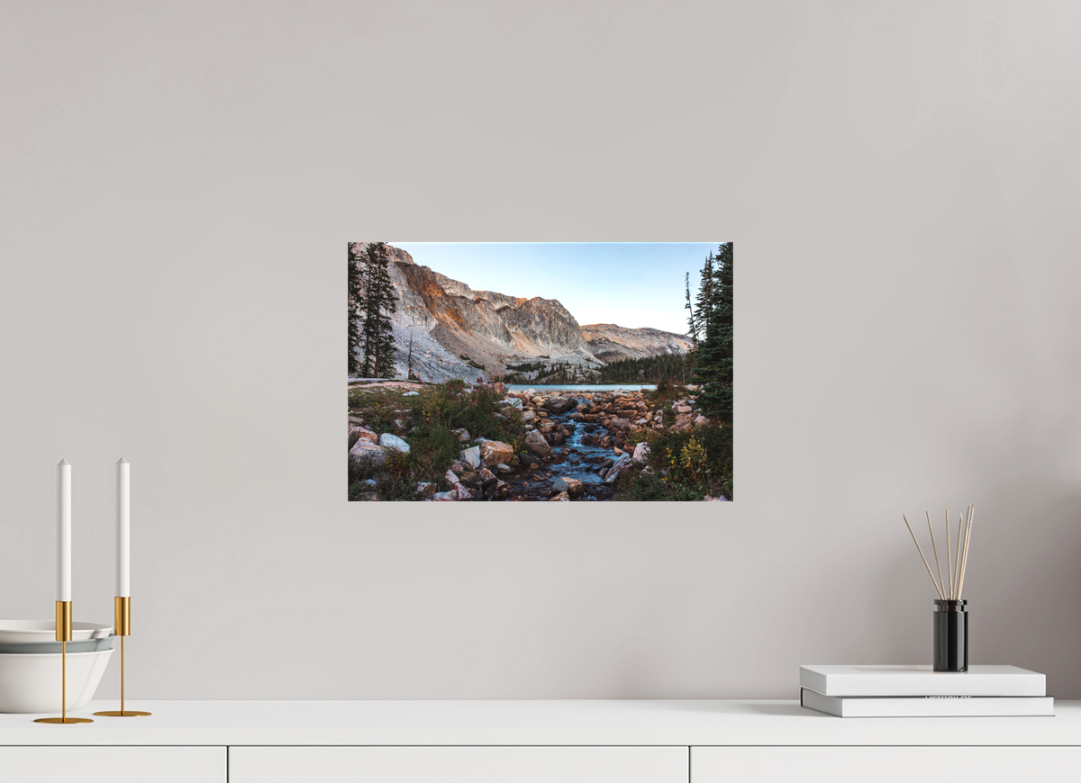 15 x 10″, Canvas Lake Marie, Snowy Range Mountains