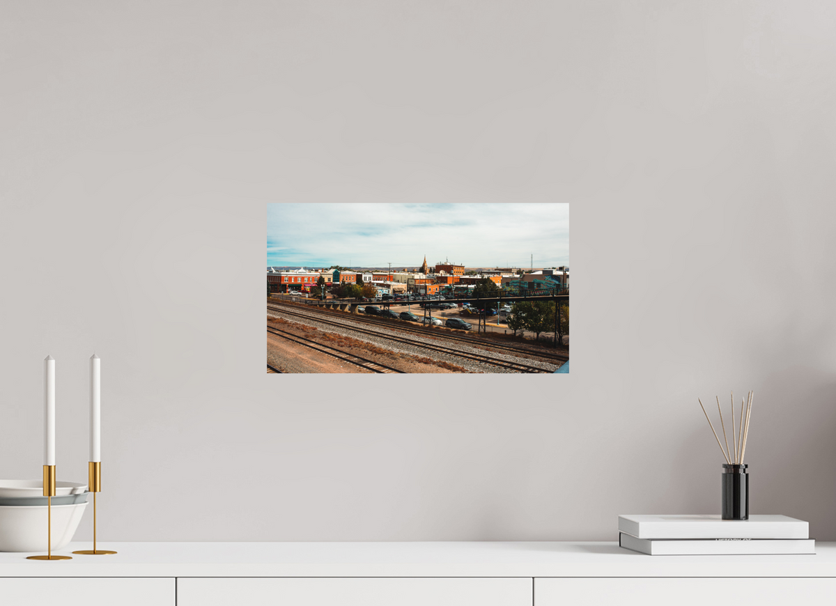 16 x 9″, Metal - Matte The Gem City