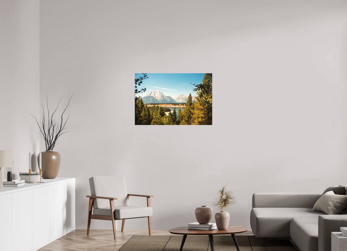 36 x 24″, Canvas The Grand Tetons from Signal Mountain