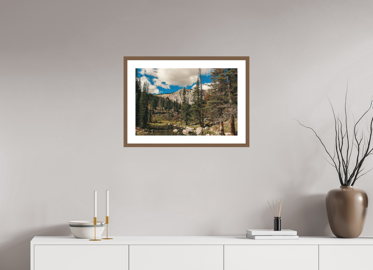 24 x 16″, Walnut - Matte A Short Walk