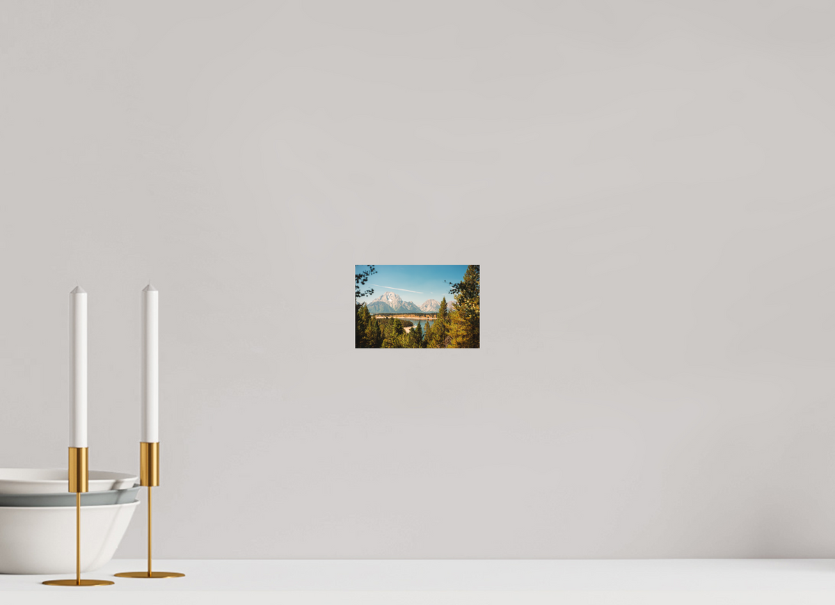 6 x 4″, No Frame - Matte The Grand Tetons from Signal Mountain