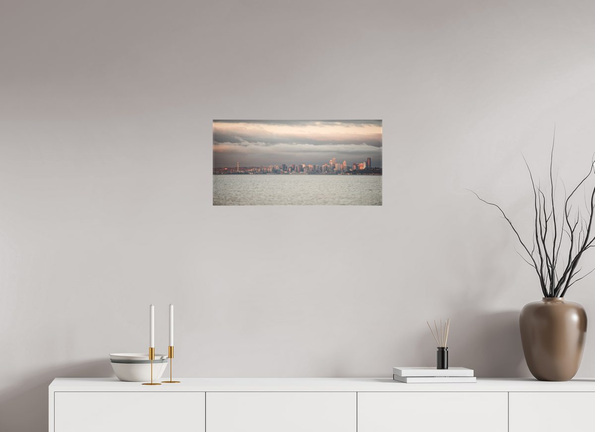24 x 12″, Canvas Gloomy Seattle