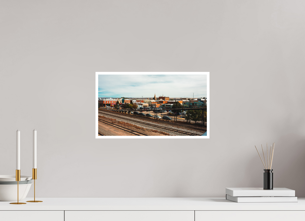 16 x 9″, No Frame - Matte - White Edge The Gem City