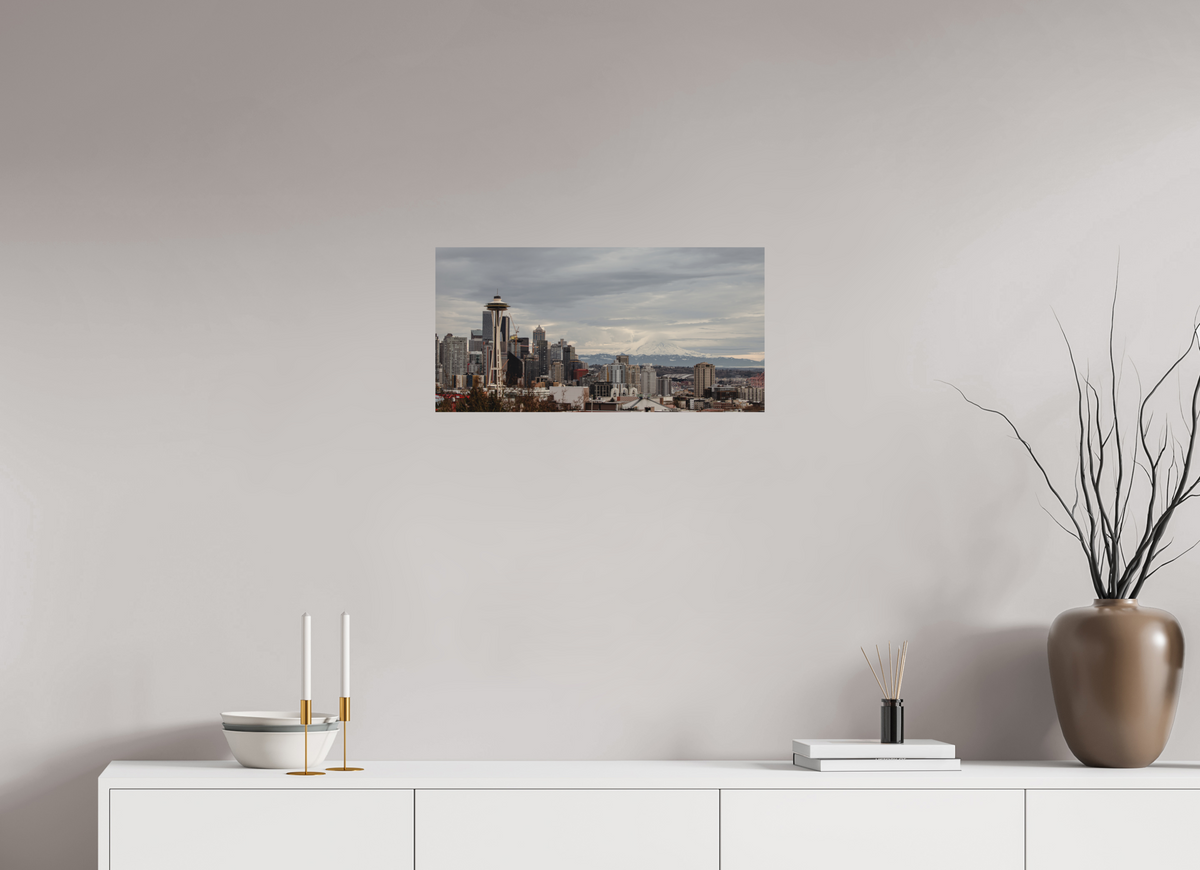 24 x 12″, No Frame - Matte Seattle's Landmarks