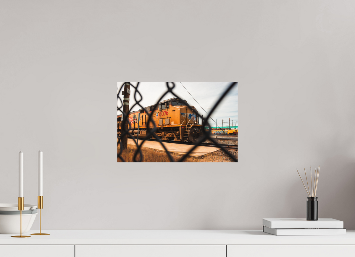 15 x 10″, Metal - Matte Brown and Armor Yellow