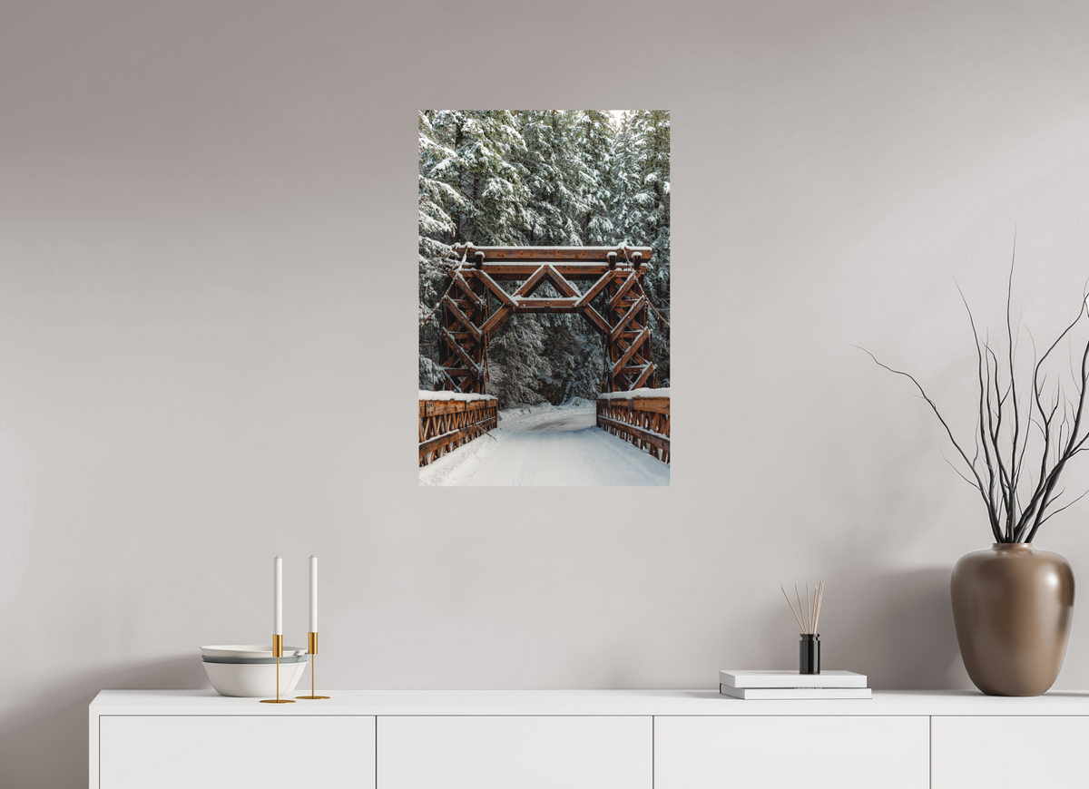 20 x 30″, Metal - Matte Winter at Rainier