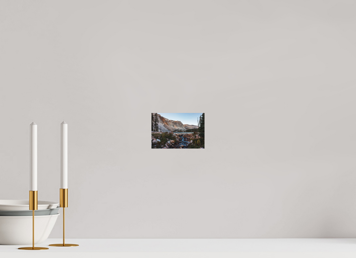 6 x 4″, No Frame - Matte Lake Marie, Snowy Range Mountains