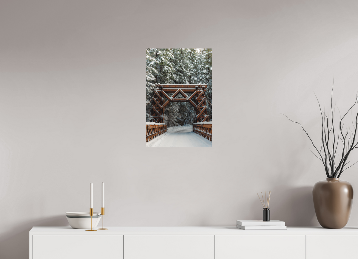 16 x 24″, Metal - Matte Winter at Rainier