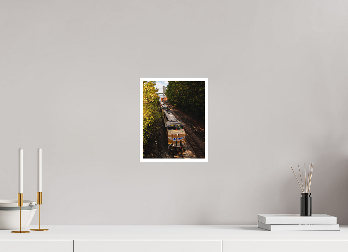 8 x 10″, No Frame - Matte - White Edge Sound Steel