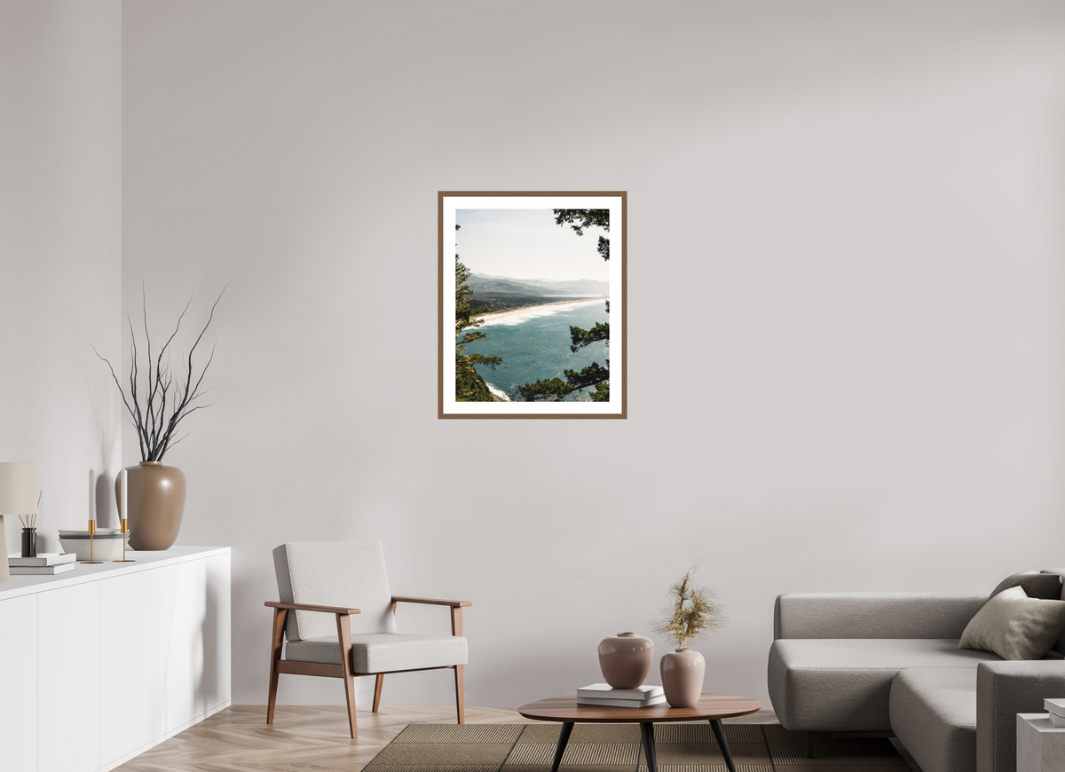 24 x 30″, Walnut - Matte The Oregon Coast