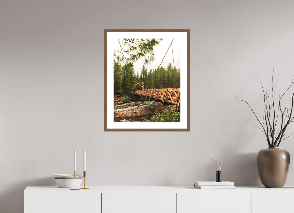 20 x 25″, Walnut - Matte Longmire