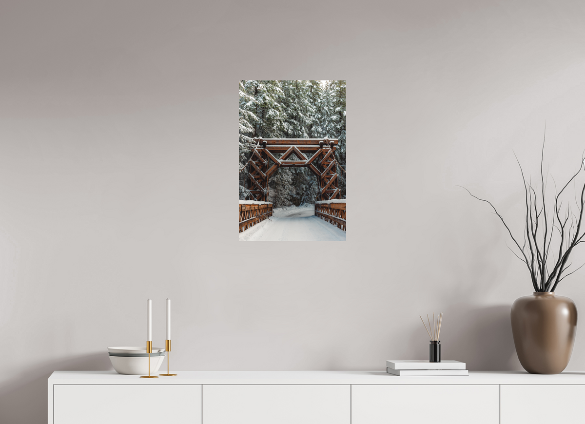 16 x 24″, No Frame - Matte Winter at Rainier