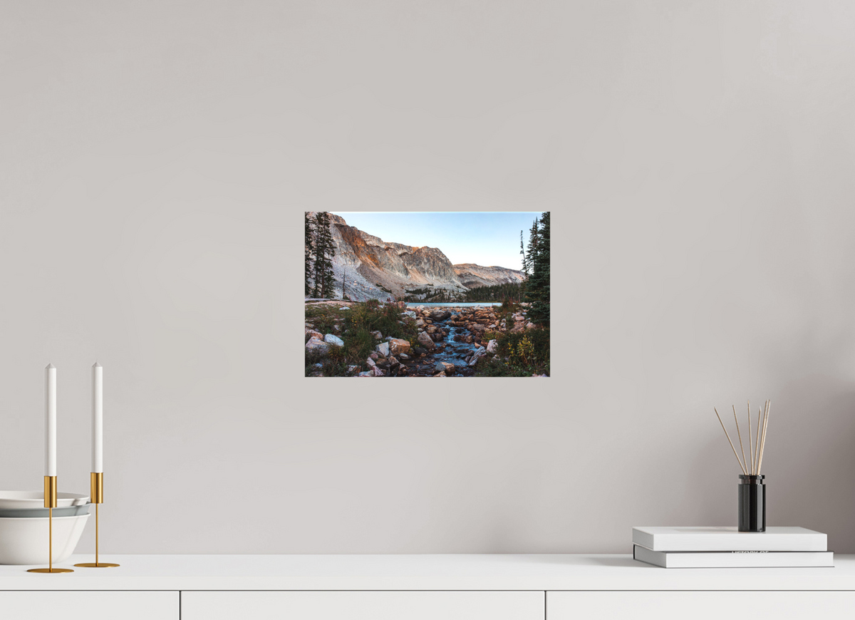 12 x 8″, Canvas Lake Marie, Snowy Range Mountains