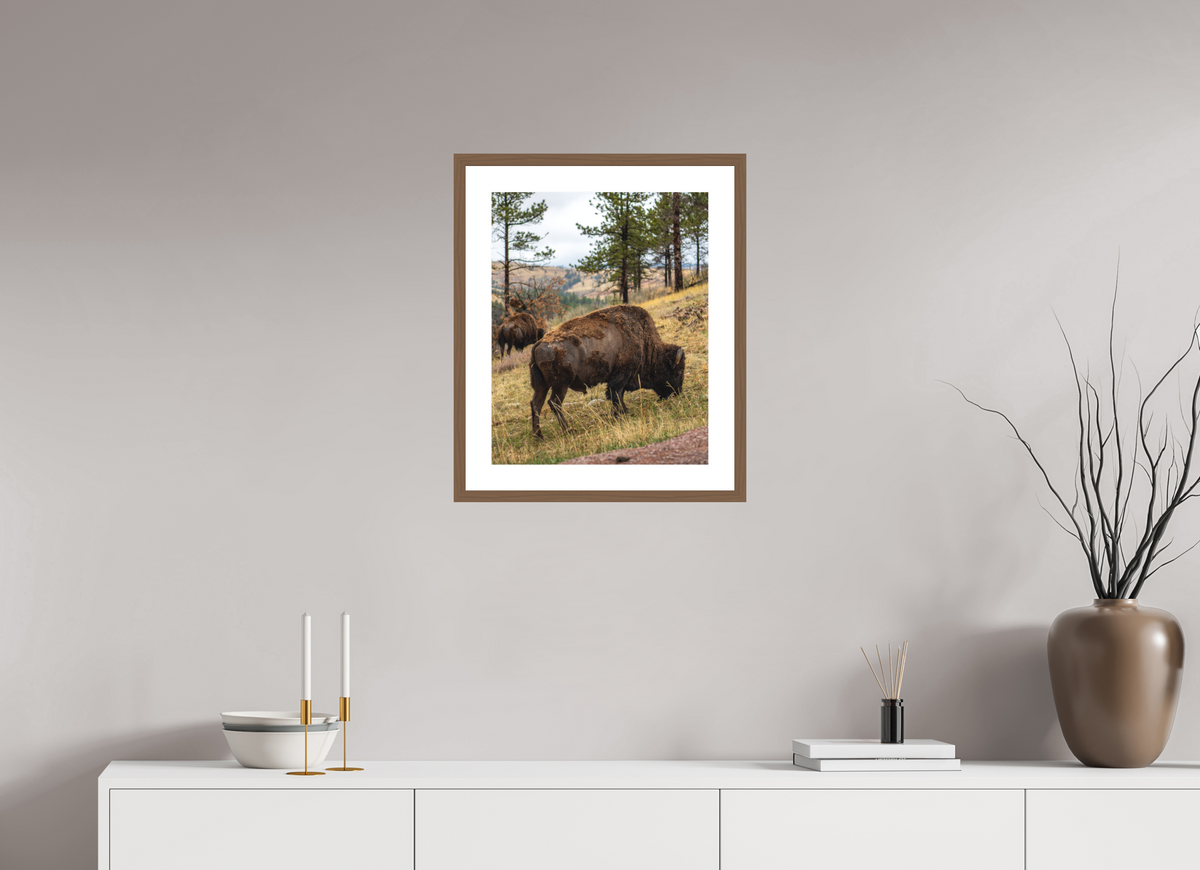 16 x 20″, Walnut - Matte Bison & Co
