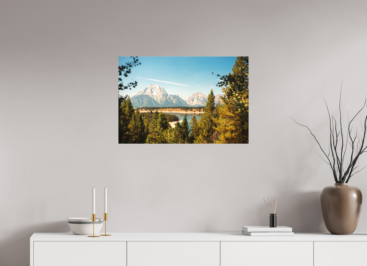 30 x 20″, Canvas The Grand Tetons from Signal Mountain