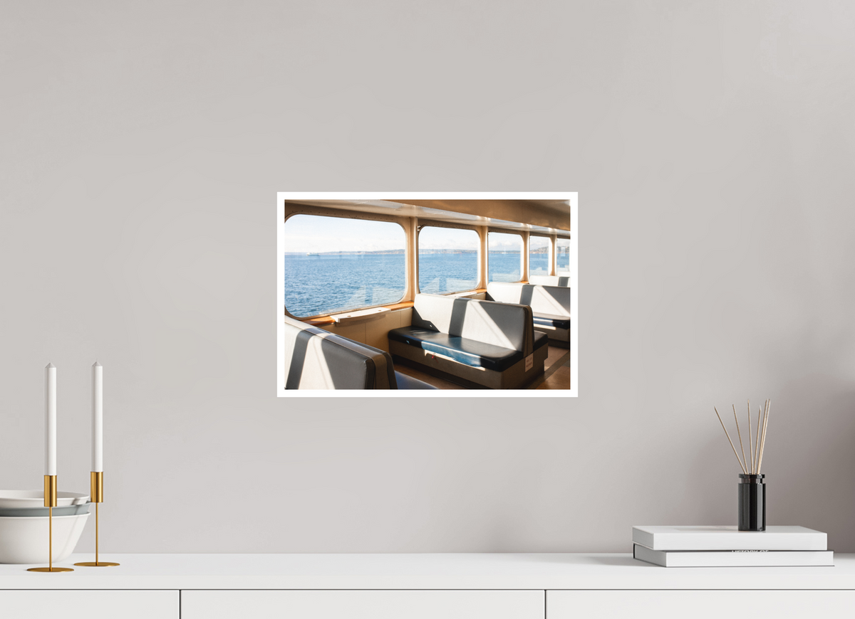 15 x 10″, No Frame - Matte - White Edge WA State Ferry
