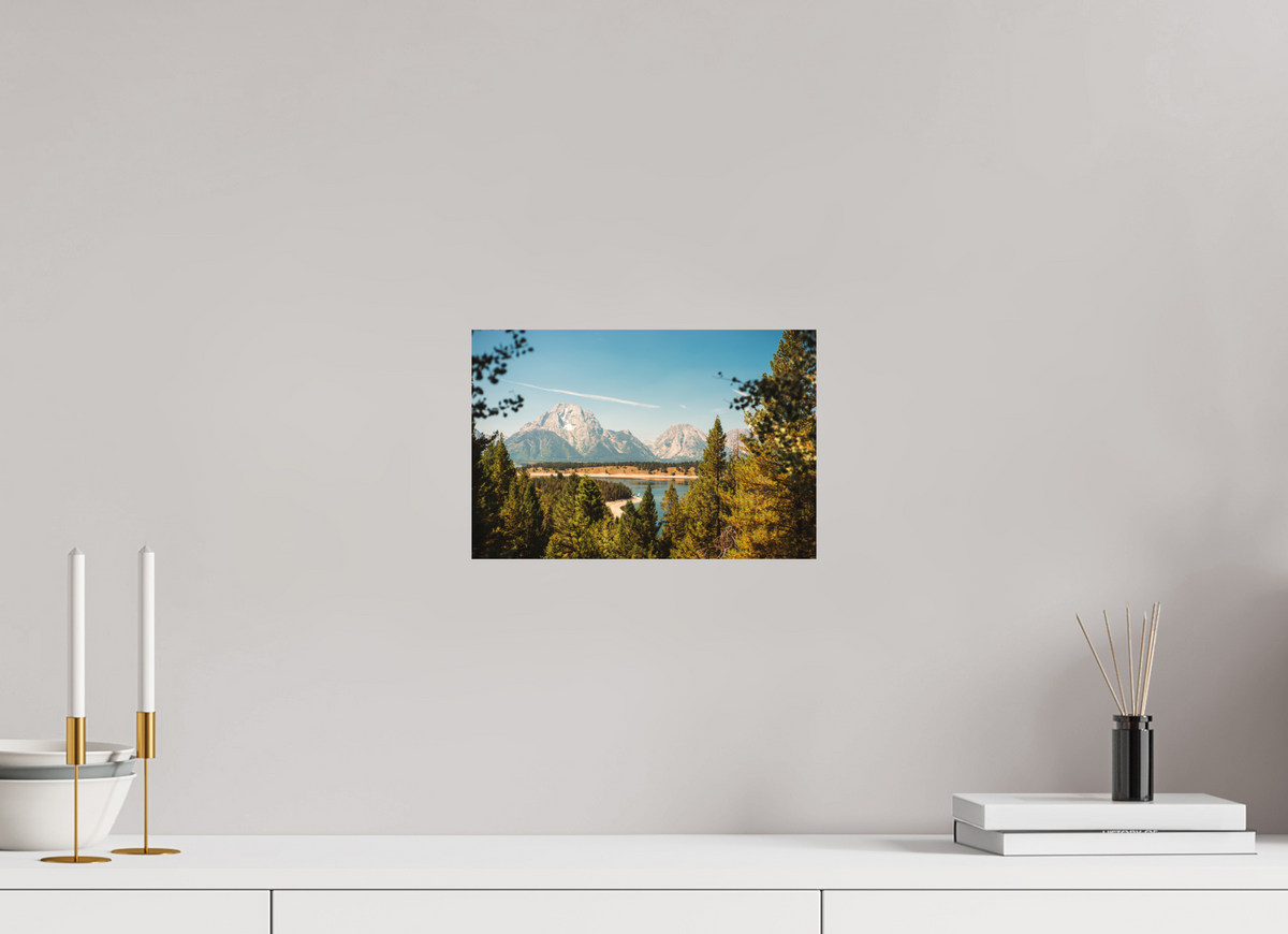 12 x 8″, No Frame - Matte The Grand Tetons from Signal Mountain