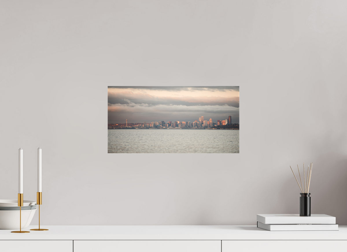 16 x 8″, Canvas Gloomy Seattle